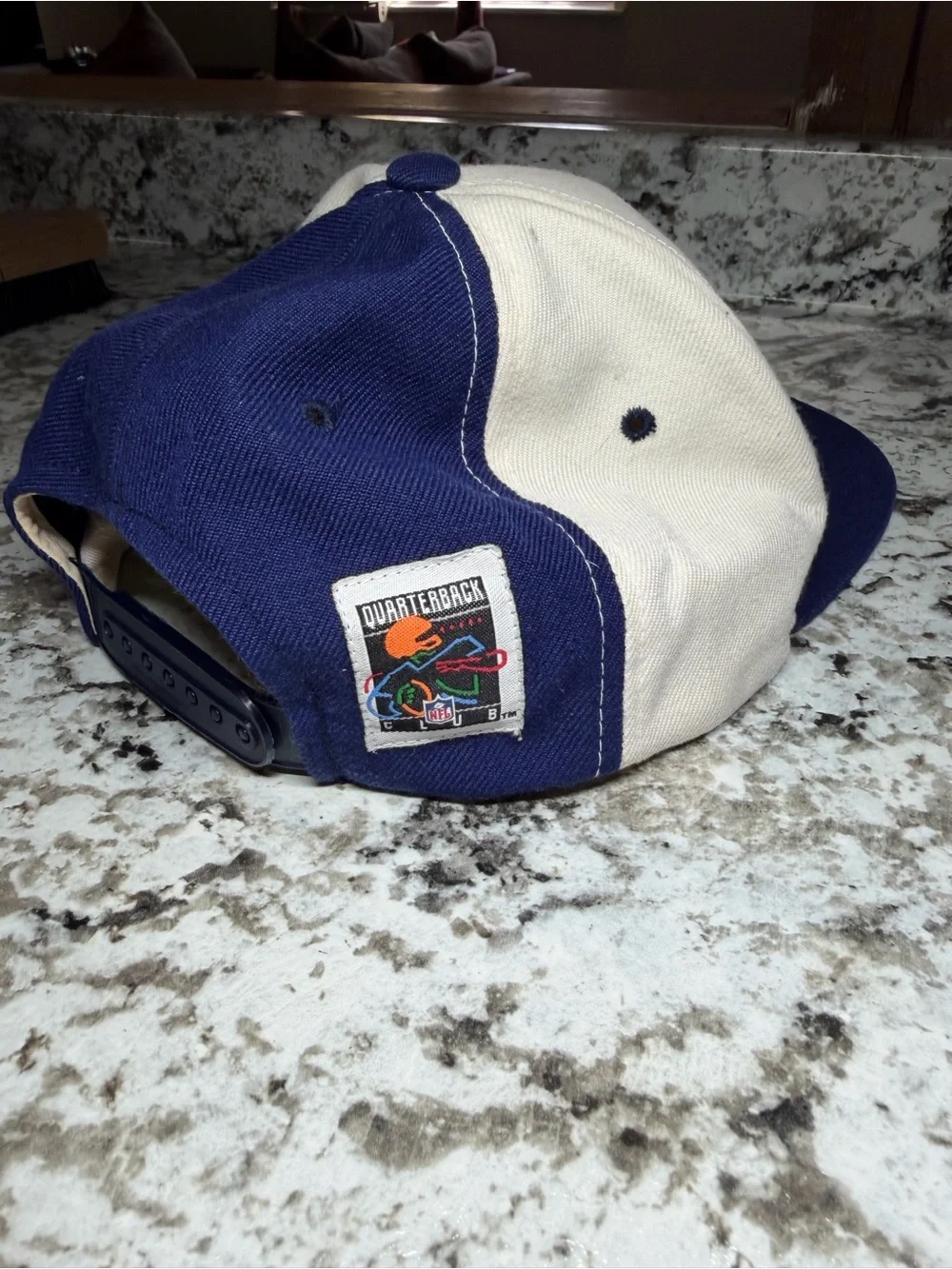 Vintage 90s Dallas Cowboys Troy Aikman #8 QB TEAM NFL Snapback Quarterback Club